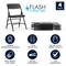 Flash Furniture Black Vinyl Folding Chair, PK4 4-HA-MC309AV-BK-GG - alternate 5